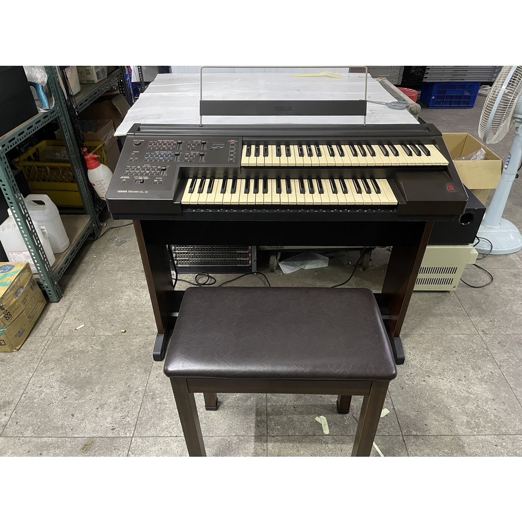 【尚典中古家具】山葉YAMAHA Electone雙層電子琴EL-5電管風琴(附鋼琴椅) 中古.二手.電子琴