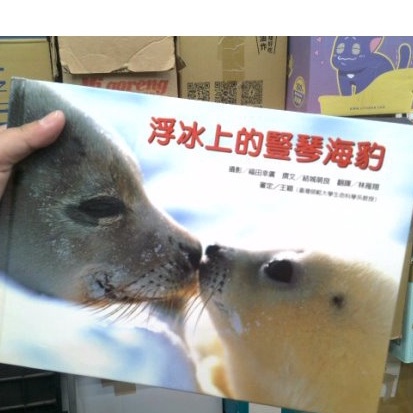 🌟三小福好物❌二手寄賣店🌟【二手】浮冰上的豎琴海豹 臺灣麥克