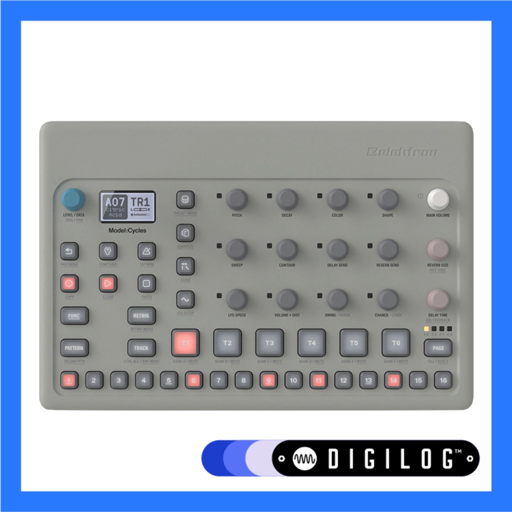 DigiLog] Elektron Model:Cycles 鼓機FM 節奏機合成器實驗電子音樂創作