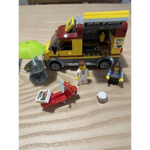 [二手]LEGO 60150 樂高 CITY 系列 披薩快餐車