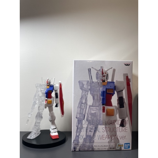 RX78-2 鋼彈模型  半透明半實體 正版