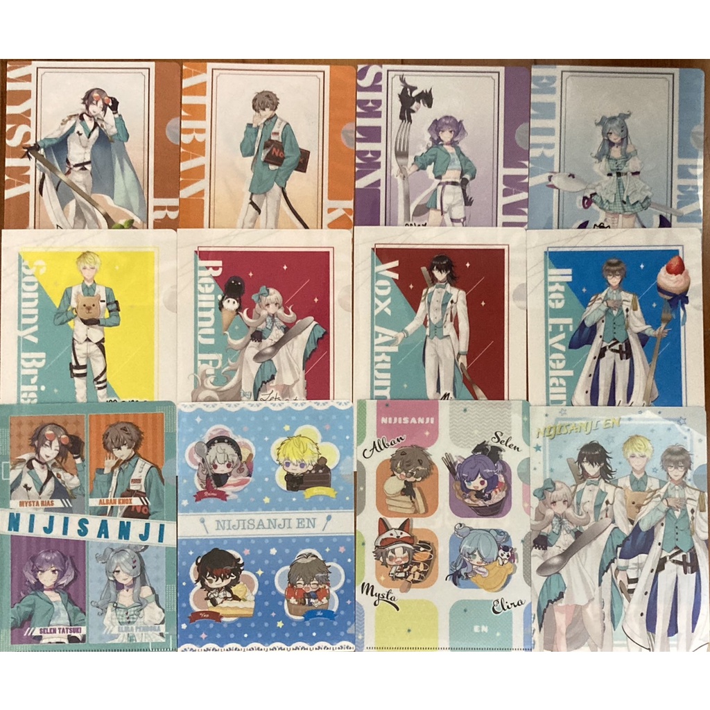 現貨//彩虹社/全家聯名/ 超商限定// NIJISANJI EN // A5資料夾