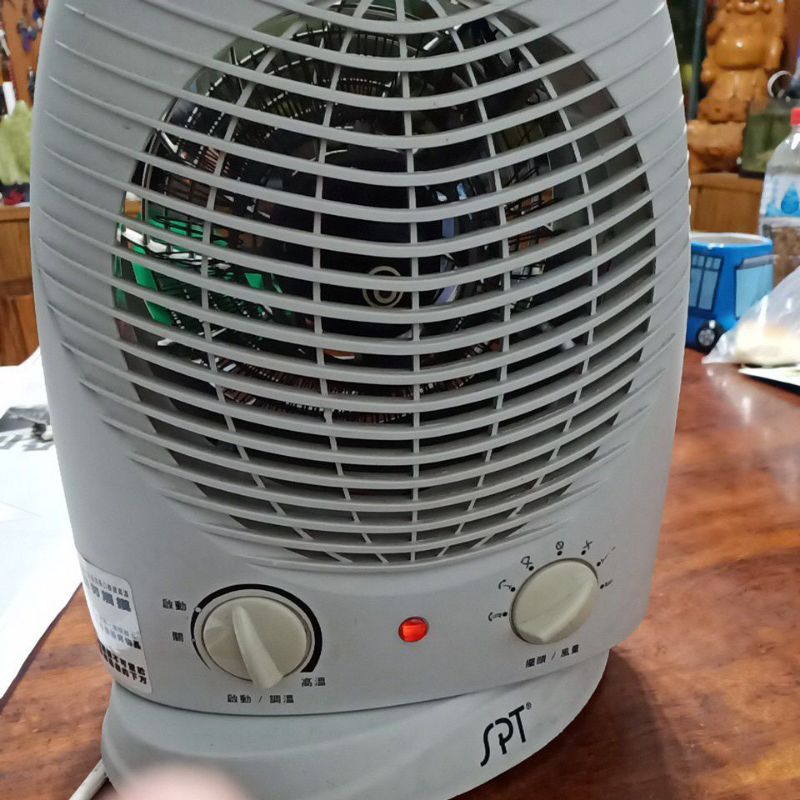 二手 SPT 尚朋堂 旋轉風扇電暖器 1200w 冬天快速全空間加熱