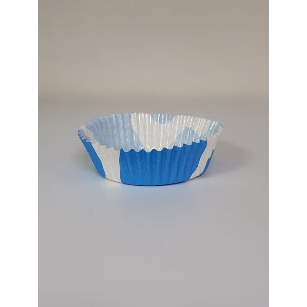 【烘焙用具】日本製 菊花烘烤紙杯-藍 杯子蛋糕 蛋糕杯 蛋糕小紙杯 可超取