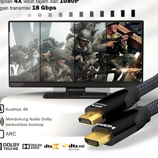 暢銷 HDMI 電纜超高清 4K 高速 HDR 尼龍編織 1.5M PX HD2-1.5MX