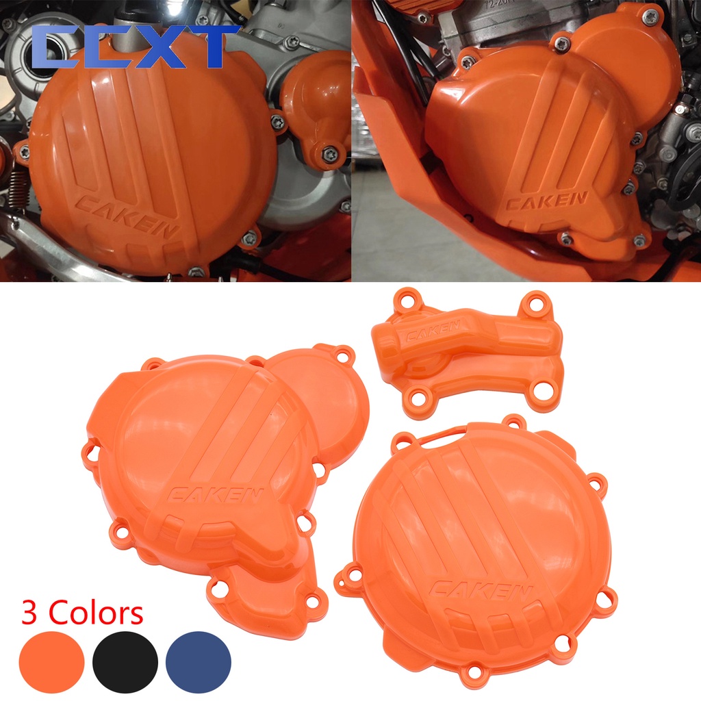 越野摩托車離合器保護器點火保護水泵蓋適用於 KTM SX250 SX300 XC250 XC300 EXC250 EXC