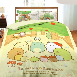 戀家小舖 台灣製床包 雙人床包 床單 角落小夥伴 森林同樂會 床包枕套組 含枕套 角落生物
