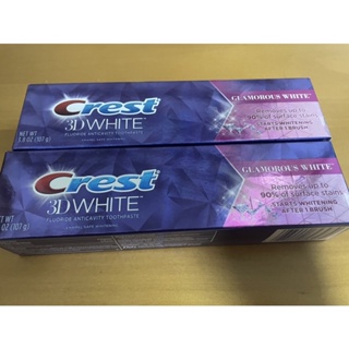 美國Crest-3DWhite鑽感鎖白牙膏107g
