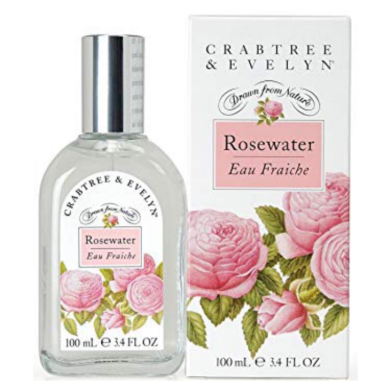 Crabtree Evelyn Rosewater Eau Fraiche 瑰珀翠薔薇玫瑰香水舊版 蝦皮購物