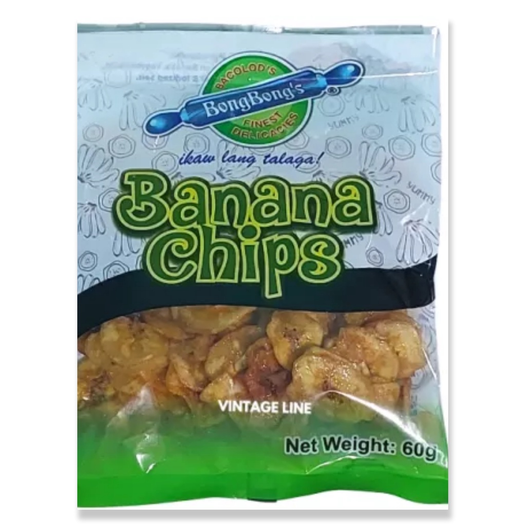 菲律賓 BONGBONG'S 香蕉片 香蕉 脆片 香蕉乾 糖霜 果乾 Banana Chips 60g