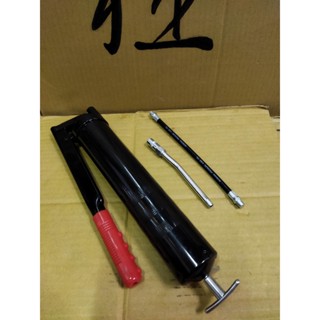 (附發票)強力型黃油槍500cc/手動牛油槍/軟管加硬管