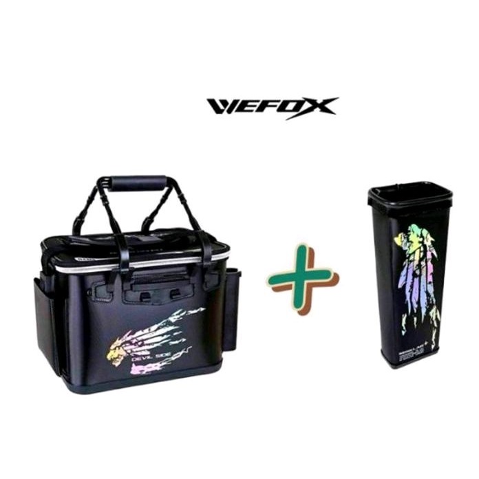 【哈釣🎣休閒館】☀️ WEFOX 鉅灣 WEX-01 2mm新款硬式燙色誘餌袋 誘餌桶 🔥
