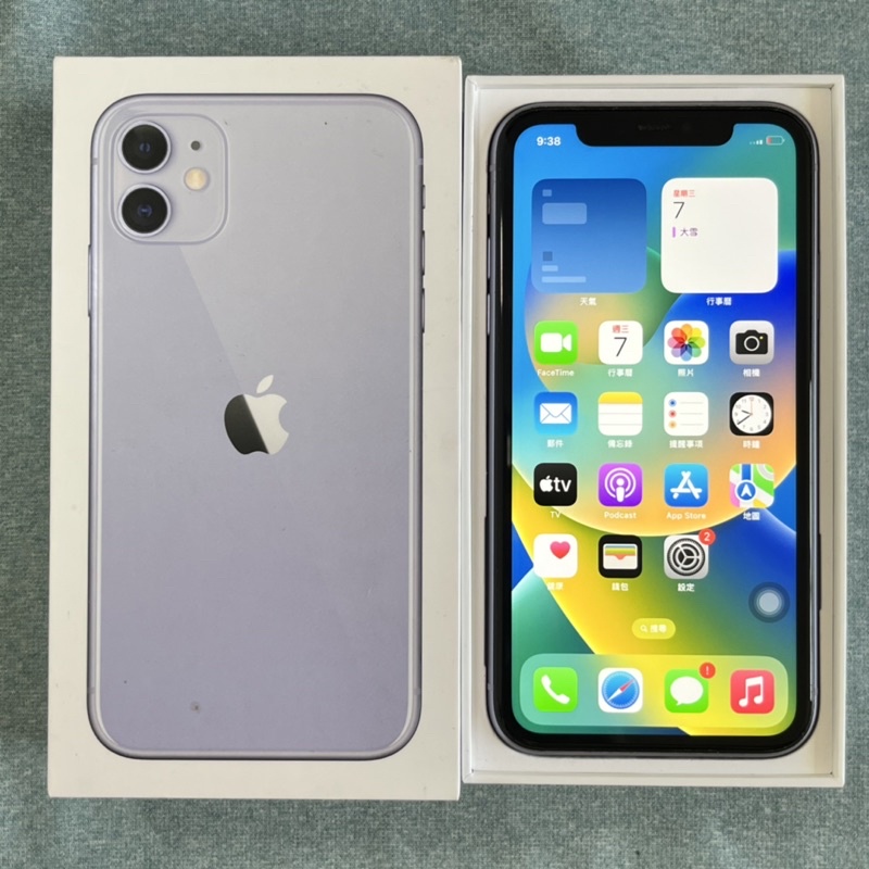 iPhone 11 128G 紫 95新 功能正常 二手 Iphone11 i11 6.1吋 台中