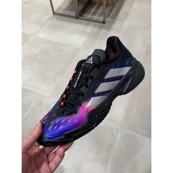  ADIDAS BARRICADE 彩虹 黑 網球鞋 男鞋 GY1445