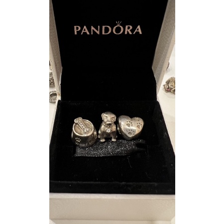 聖誕節情人節禮物 Pandora 潘朵拉 潘多拉 手環 吊飾 純銀飾 限量絕版品 動物 狗 豬 長頸鹿 象 猴 寵物