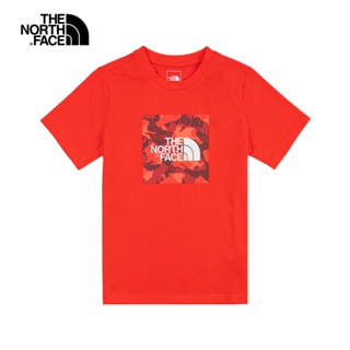 The North Face北面【新年款】兒童紅色兔子LOGO印花休閒短袖T恤｜7WEK15Q