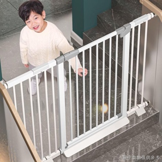 (兒童防護欄)（樓梯口門欄柵欄）樓梯口護欄嬰兒兒童安全門寶寶圍欄防護欄柵欄室內寵物欄杆隔離門