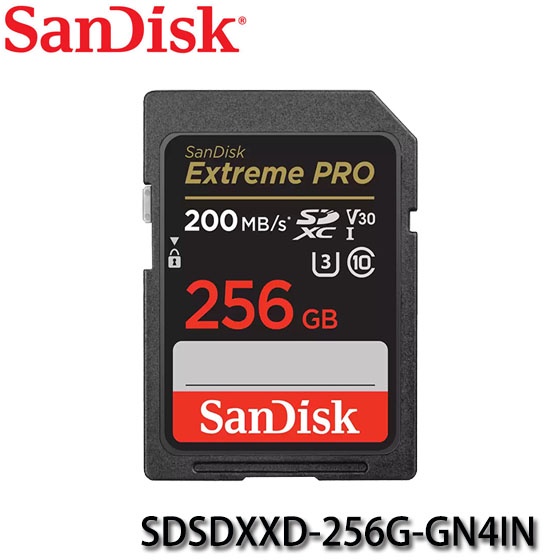 【MR3C】含稅公司貨 SanDisk 256GB Extreme Pro SD 256G 200MB/s 記憶卡