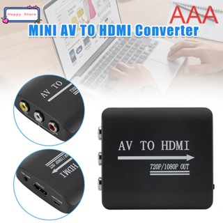 Mini AV to HDMI Video Audio Converter Adapter with USB Charg