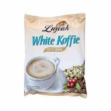 【歡歡購物】印尼 麝香貓 Luwak White Koffie 三合一白咖啡 隨身包18x20g