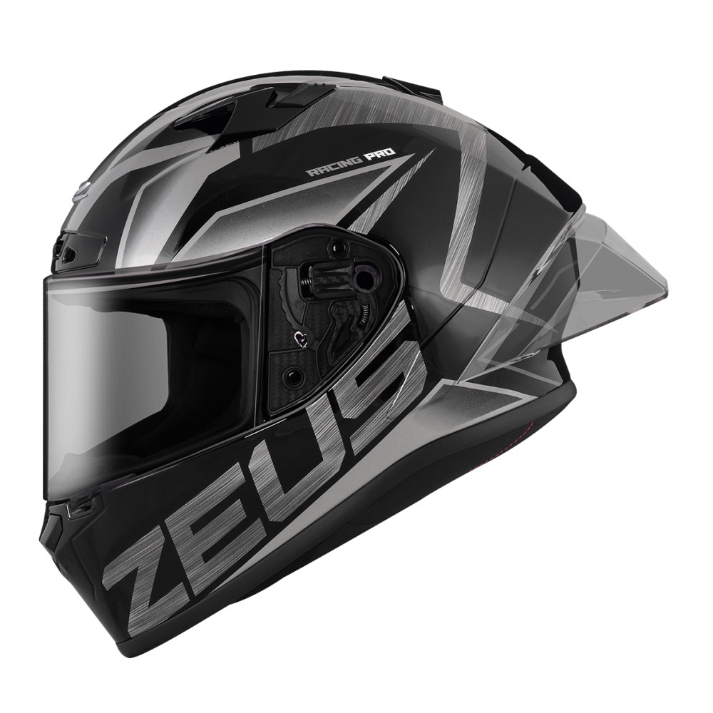 ZEUS 安全帽 ZS-826 BK3 黑銀 雙D扣 眼鏡溝 抗UV400 全可拆洗 全罩 安全帽《比帽王》