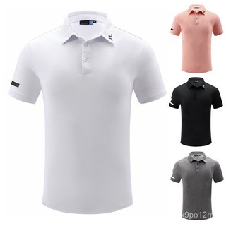 高爾夫服裝男裝夏季短袖Polo衫透氣快乾寬鬆球衣T恤golf彈力上衣 高爾夫 休閒男裝 戶外運動男裝 高爾夫男裝