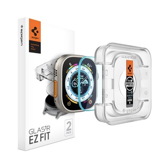 (透明:2入組) SGP Spigen Apple Watch Ultra 49mm-Glas tR EZFit 快易貼