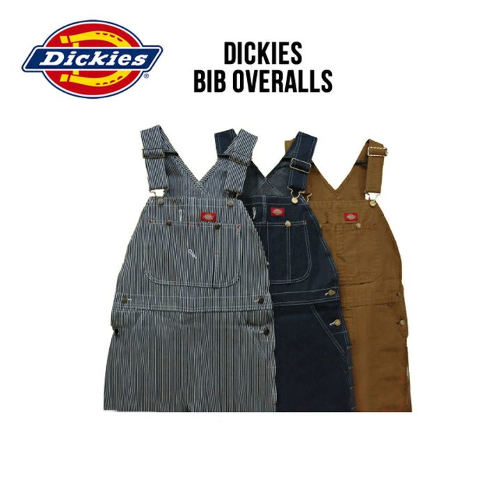 美國工裝大牌 Dickies bib overall 吊帶褲 工作褲 `大尺寸 多個顏色