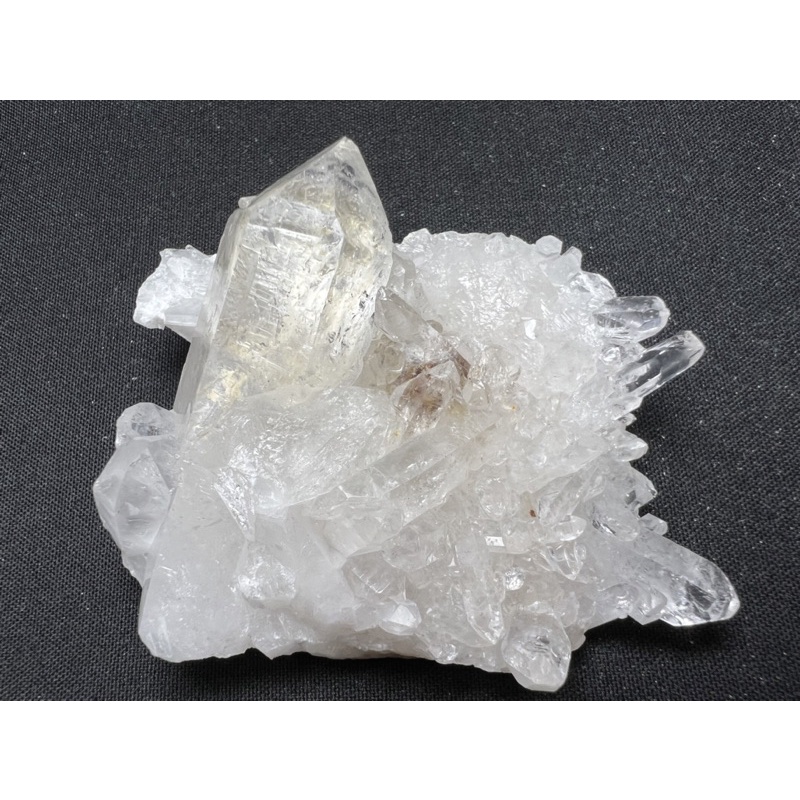 巴西 天然水晶 白水晶 白水晶簇 晶簇 窗子水晶 原礦 No.26