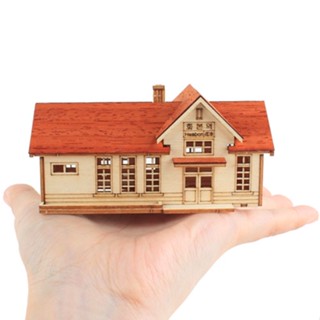 Youngmodeler Hobby 木製模型套件迷你簡約站 - Hwabon station 模型套件