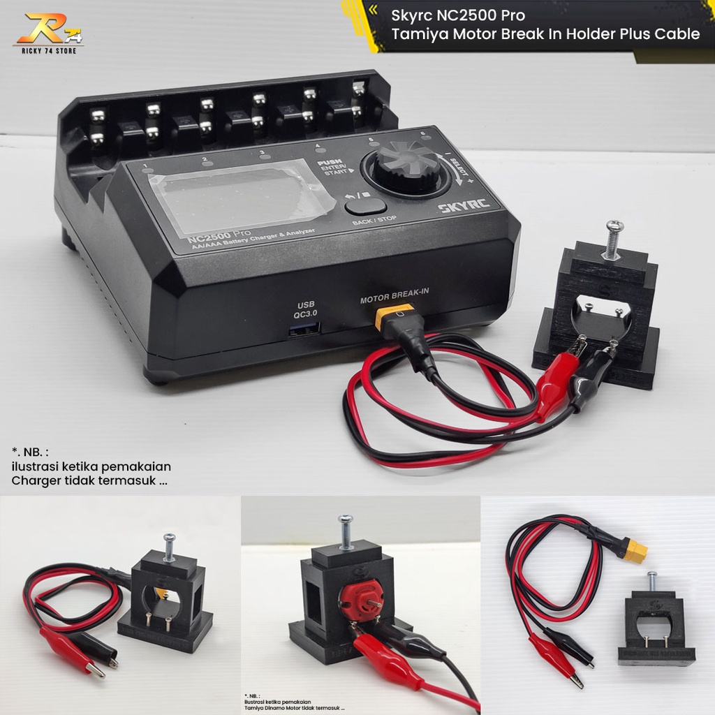 SKYRC NC2500 Pro 単3,単4充電池用充電器 ミニ四駆の急速充電に