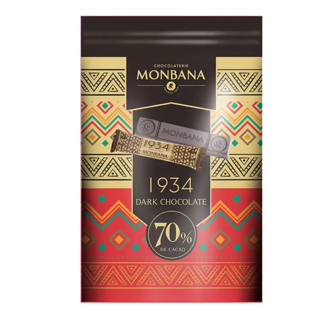 [小洛駕到] Monbana 1934 70%迦納黑巧克力條 640公克 台中好市多代購