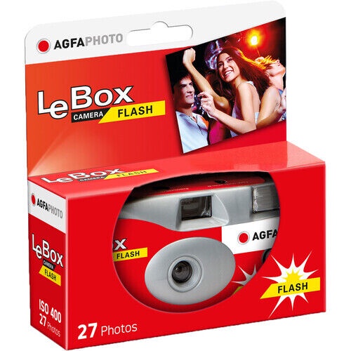 【Beorg.co】Agfa LeBox Flash彩色27張 即可拍 一次性相機 傻瓜相機 聖誕禮物 交換禮物