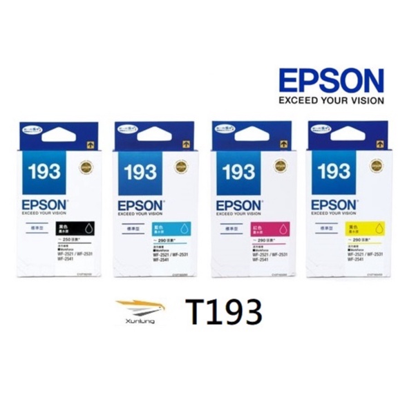 EPSON 193 原廠墨水匣 T193150∣T193250∣T193350∣T193450∣T198150高容量