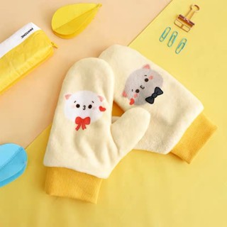 ʟᴇᴛᴀᴏꜱᴛᴏʀᴇ🛒【預購】蜜桃貓小貓咪手套加絨加厚保暖/天冷追劇沙發看電視不怕冷～可愛小貓手