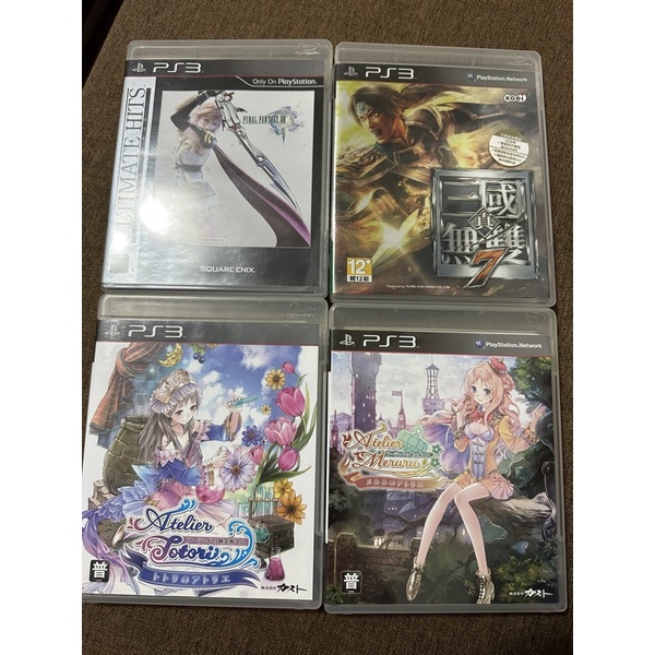 PS3 PS2 PSP 遊戲片 二手良品三國無雙 涼宮春日 龍與虎 鍊金工房 FF FF13 秋之回憶 太空戰士