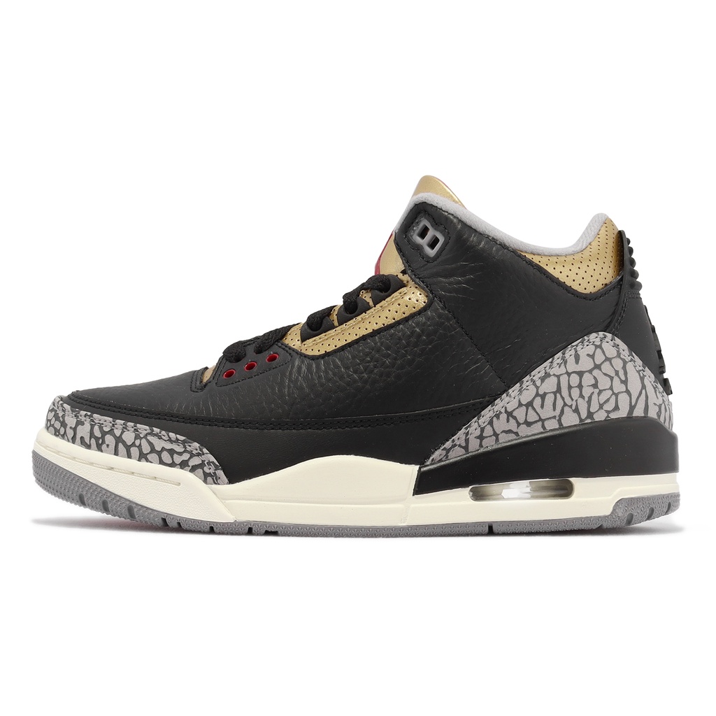 Nike Wmns Air Jordan 3 Retro 黑 金 爆裂紋 女鞋 男鞋 3代 ACS CK9246-067