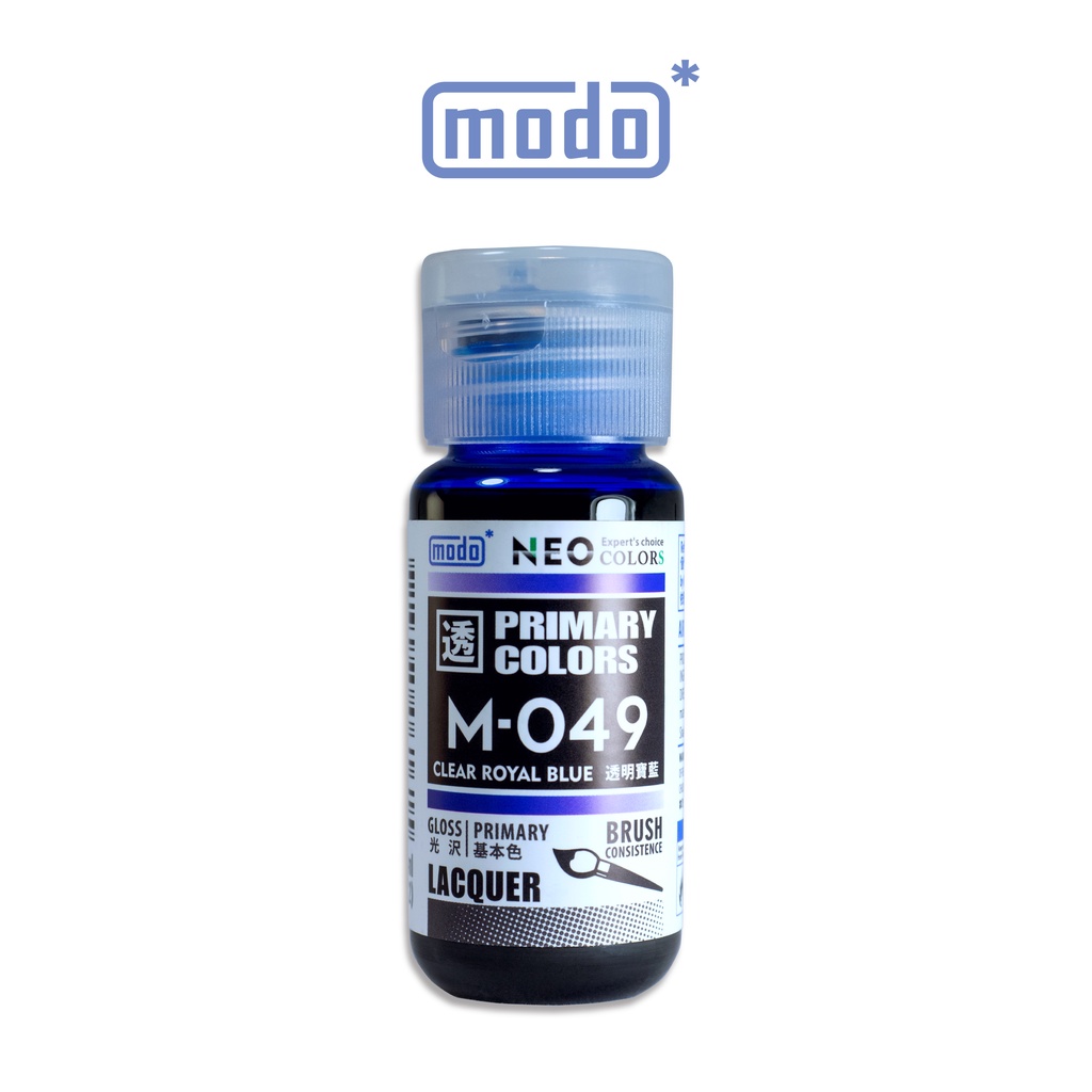 【modo摩多製造所】NEO M-049 M049modo透明寶藍/30ML/模型漆｜官方賣場