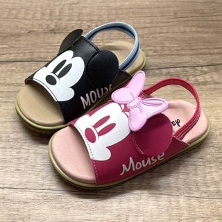 【永和實體店面】2色 迪士尼 Disney 寶寶 嬰兒 童鞋 兒童 拖鞋 涼鞋 米妮 米奇 後跟帶防掉設計