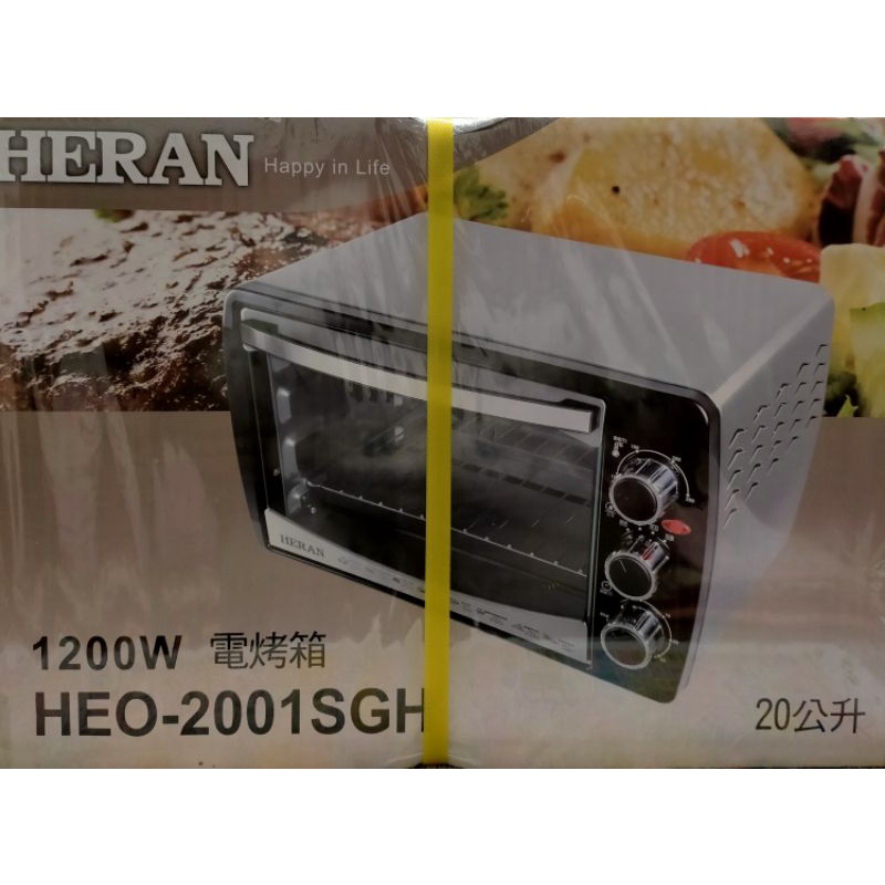 HERAN 禾聯 HEO-2001SGH 電烤箱 20公升烤箱 烘培小幫手 家用烤箱 一般烤箱 便宜烤箱 小烤箱 烤箱