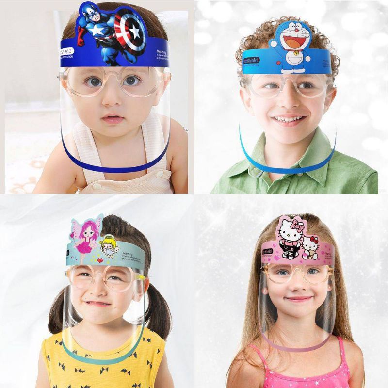 兒童眼鏡架款防護面罩