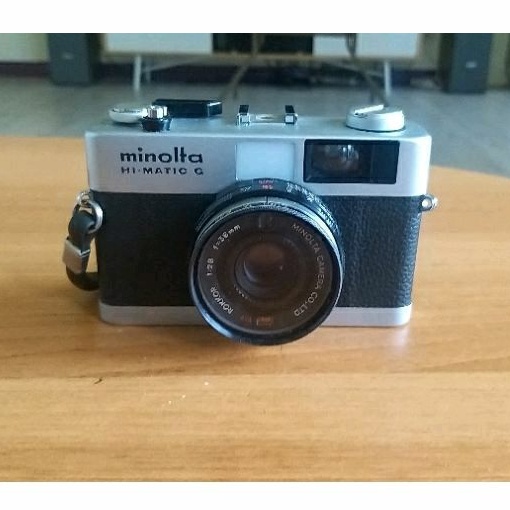 Minolta Hi-Matic G 底片相機/Rokkor f=2.8/38mm/1974年日本產