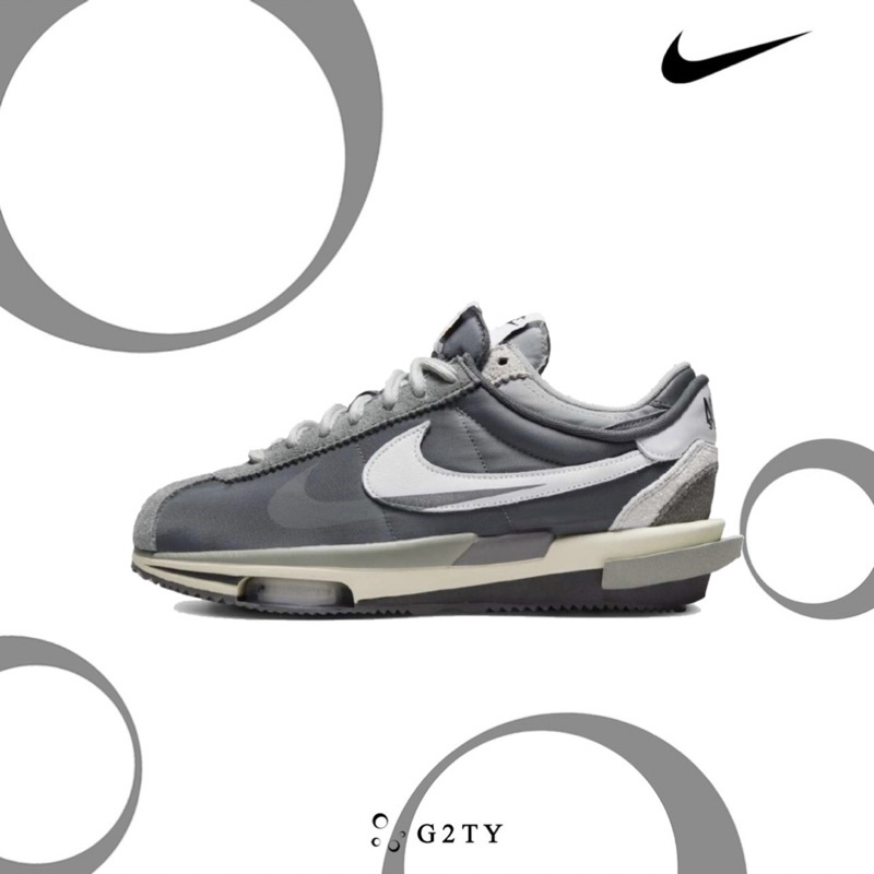[G2TY] Sacai x Nike Cortez 4.0 Iron Grey 阿甘 灰綠 DQ0581-001