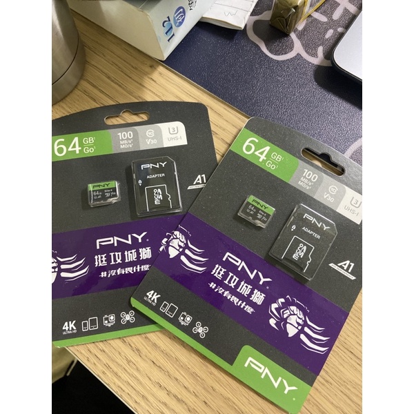 PNY Elite-X MicroSD 記憶卡含SD轉接卡 64GB