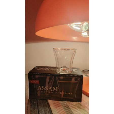 丹麥品牌 Bodum 雙層耐熱玻璃espresso杯 Assam 型號：4554  雙杯組合