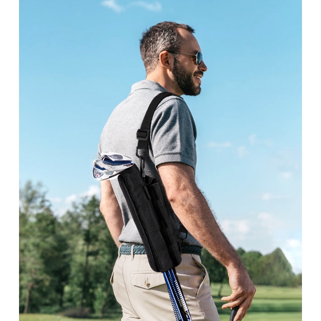 【高球數位】PGM 高爾夫球袋 男女 槍包  便携式球包 簡易球袋 練習場 小九洞 5支球桿 擺脫沉重 輕鬆去練習