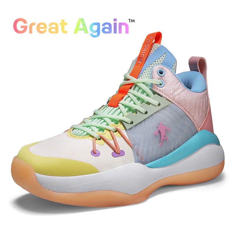 【特價】籃球鞋男女通用 36-45 碼籃球鞋中幫女籃球運動鞋緩震運動