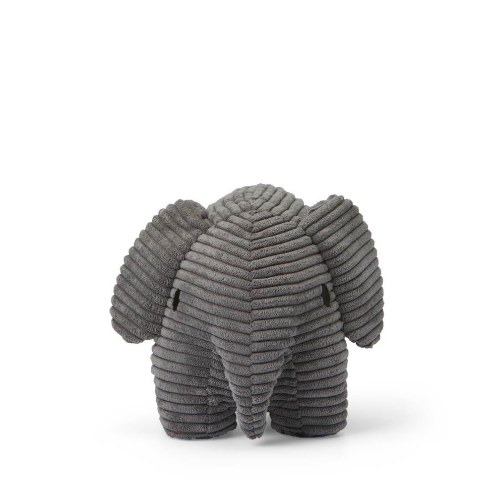 【荷蘭BON TON TOYS】Elephant Corduroy小象燈芯絨玩偶23cm-灰《WUZ屋子-台北》米菲兔