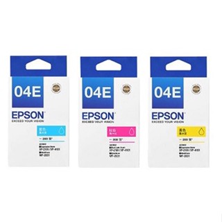 EPSON T04E 原廠彩色墨水匣 單色 200張~XP2101 XP4101 WF-2831~