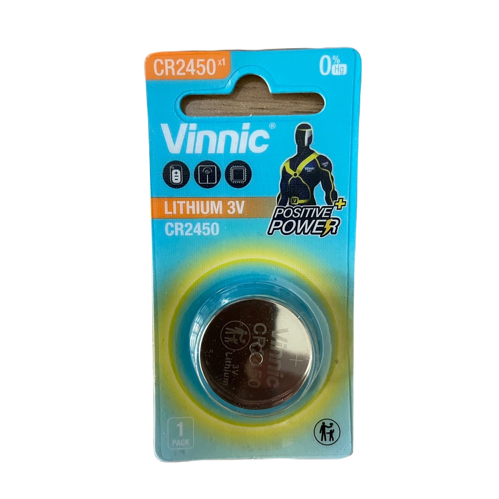 【Vinnic 銀戰士】  3V鋰電池 CR2450